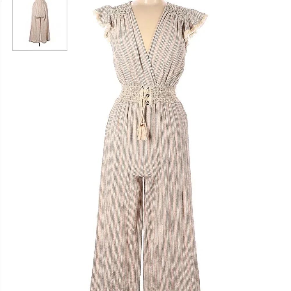 Moon River Tan jumpsuit 
